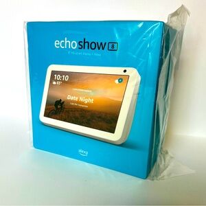 Amazon Echo Show 8 First Generation and Elpha Stand, New